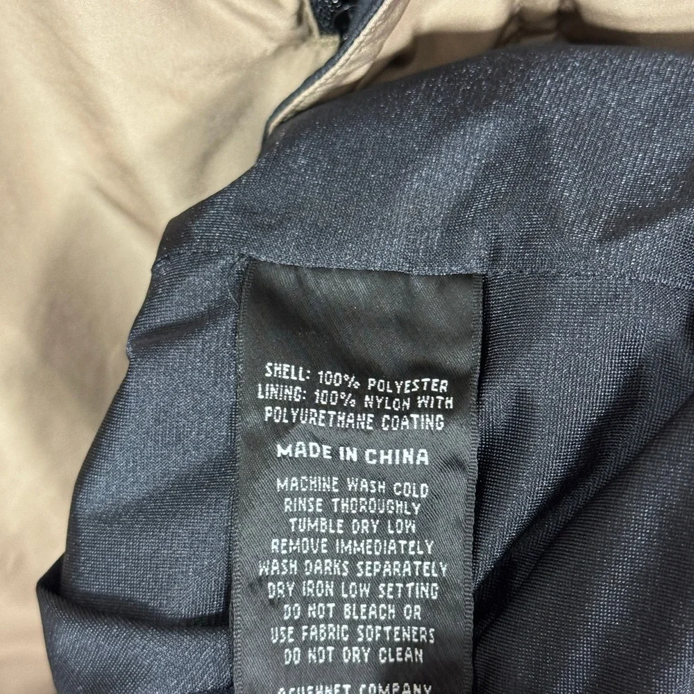 FootJoy‎ Pullover Jacket Mens L DryJoys Tan Short Sleeve Golf Windbreaker Coat